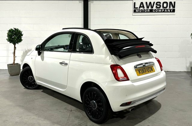 Fiat 500C 1.2 Eco Lounge Convertible Euro White #4