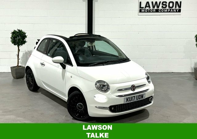 Fiat 500C 1.2 Eco Lounge Convertible Euro White