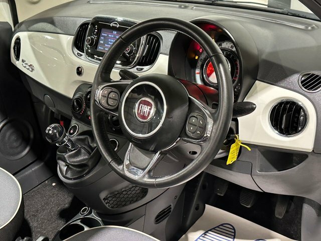 Fiat 500C 1.2 Eco Lounge Convertible Euro White #2