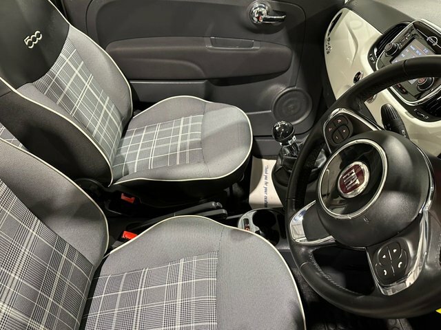Fiat 500C 1.2 Eco Lounge Convertible Euro White #5