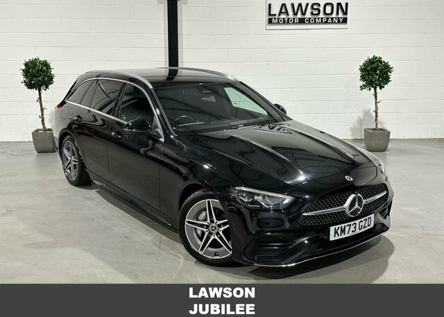 Mercedes-Benz C Class 1.5 C200h Mhev Amg Line Estate Hybrid G Black