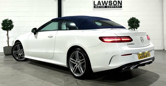 Mercedes-Benz E Class 2.0 E220d Amg Line Cabriolet G-tronic White #3