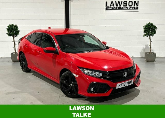 Honda Civic 1.0 Vtec Turbo Sr Hatchback Cvt Euro 6 Red