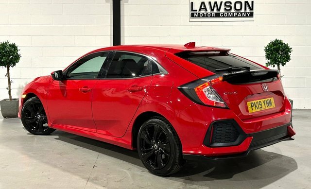 Honda Civic 1.0 Vtec Turbo Sr Hatchback Cvt Euro 6 Red #4