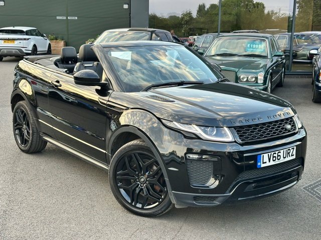 Land Rover Range Rover Evoque 2.0 Si4 Hse Dynamic Convertible 4W Black #4