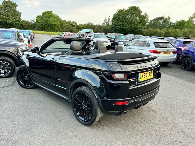 Land Rover Range Rover Evoque 2.0 Si4 Hse Dynamic Convertible 4W Black #3