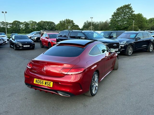 Mercedes-Benz C Class 2.1 C220d Amg Line Coupe G-tronic Euro Red #4