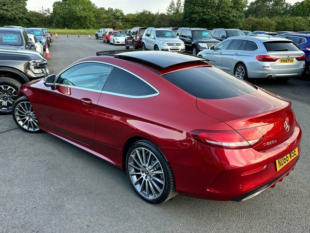 Mercedes-Benz C Class 2.1 C220d Amg Line Coupe G-tronic Euro Red #3