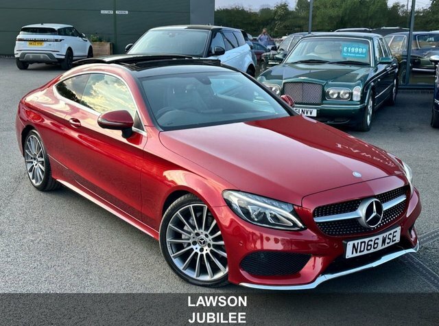 Mercedes-Benz C Class 2.1 C220d Amg Line Coupe G-tronic Euro Red