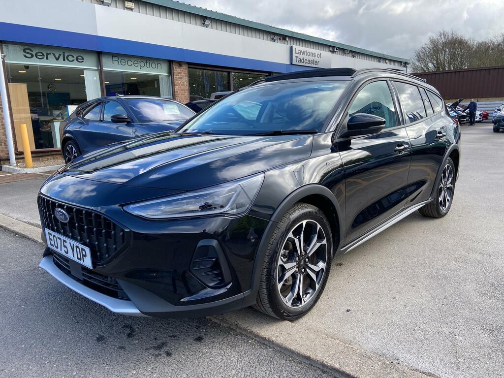 Ford Focus 1.0 Mhev Active X 155Ps Mild Hybrid Estate Me EO75YDP Black #3