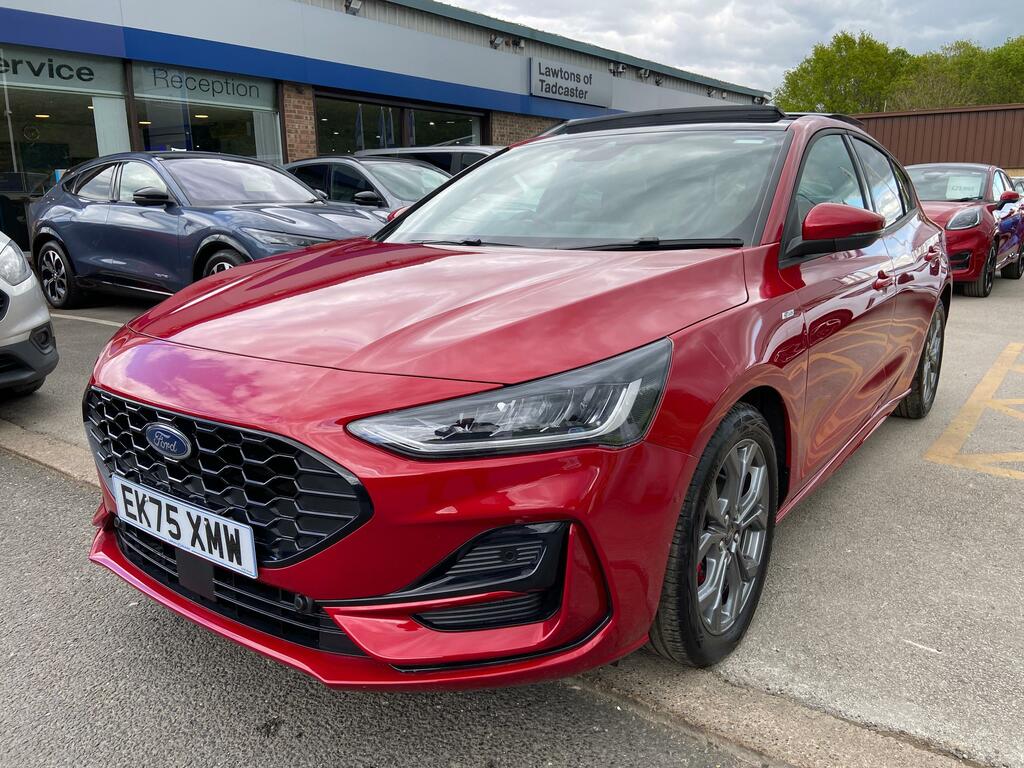 Ford Focus 1.0 Mhev St-line 155Ps Mild Hybrid Low Mileag Red #3