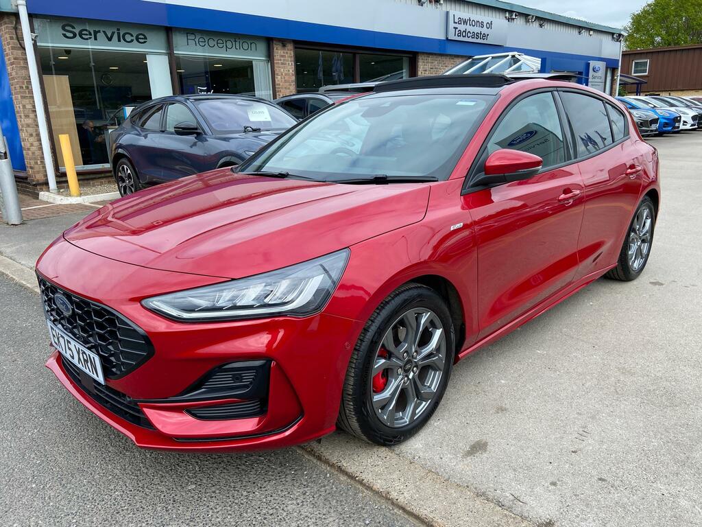 Ford Focus 1.0 Mhev St-line 155Ps Mild Hybrid Mega Spec EK75XRN Red #3
