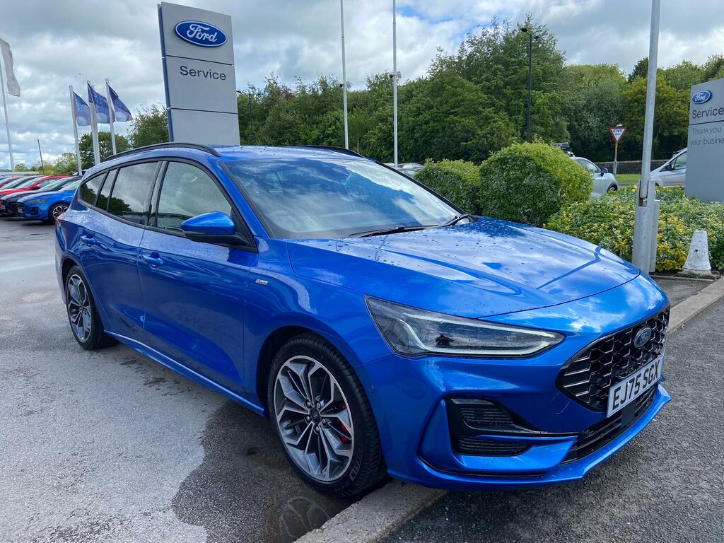 Ford Focus 1.0 Mhev St-line X 155Ps Mild Hybrid Estate M Blue