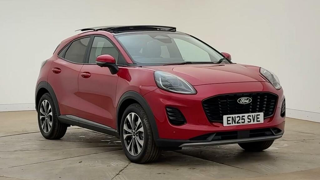 Ford Puma 1.0 Mhev Titanium Mild Hybrid Very Low Mileag Red