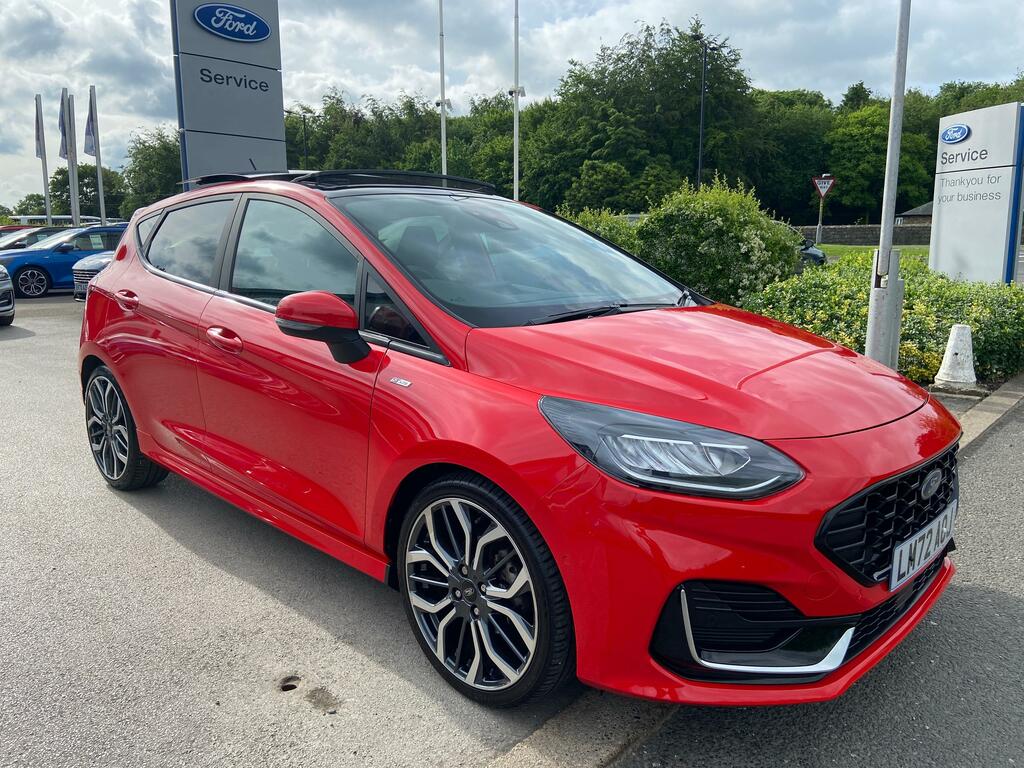 Ford Fiesta 1.0 Mhev St-line Vignale Mild Hybrid Low Mileage G Red
