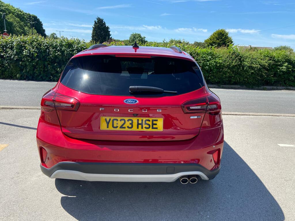 Ford Focus 1.0 Mhev Active X 155Ps Mild Hybrid Great Spe YC23HSE Red #5