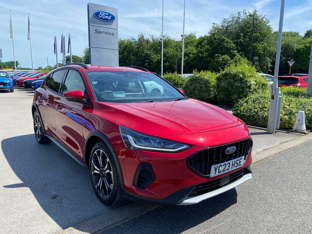 Ford Focus 1.0 Mhev Active X 155Ps Mild Hybrid Great Spe Red