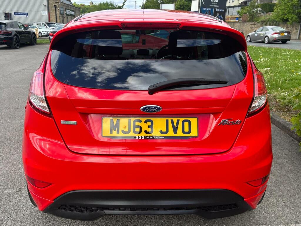 Ford Fiesta Hatchback 1.0T Ecoboost Zetec S Euro 5 Ss MJ63JVO Red #6