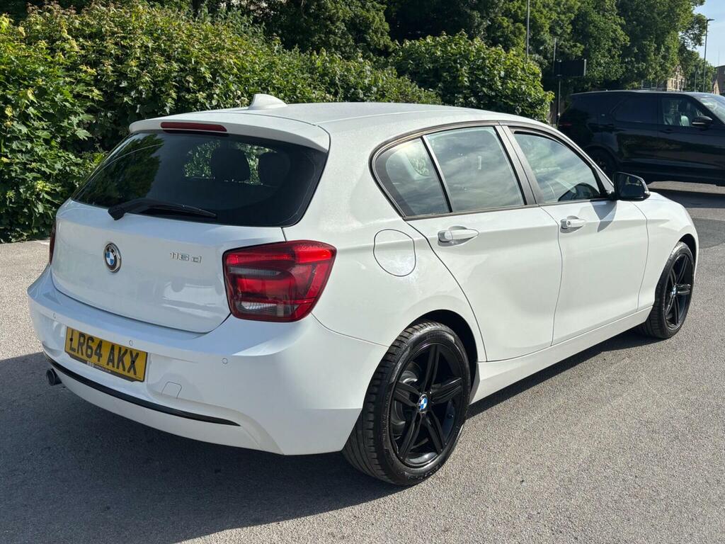 BMW 1 Series Hatchback 2.0 116D Sport Euro 5 Ss 20 LR64AKX White #4