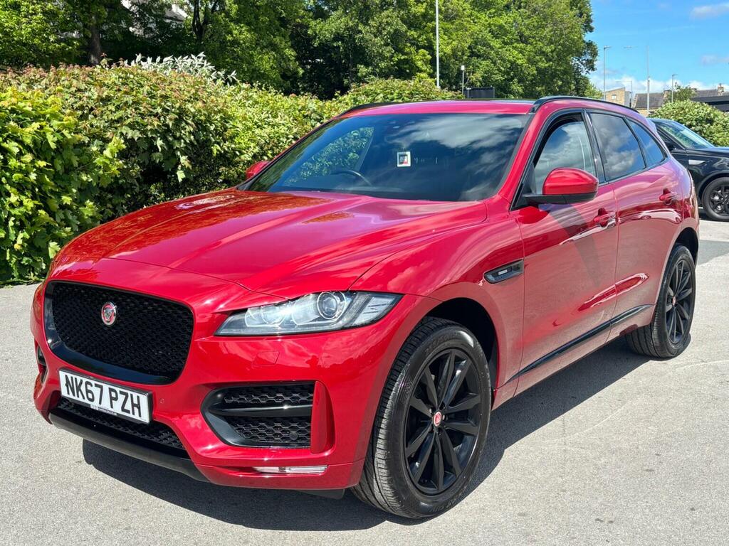 Jaguar F-Pace Suv 2.0 D180 R-sport Awd Euro 6 Ss 20 Red