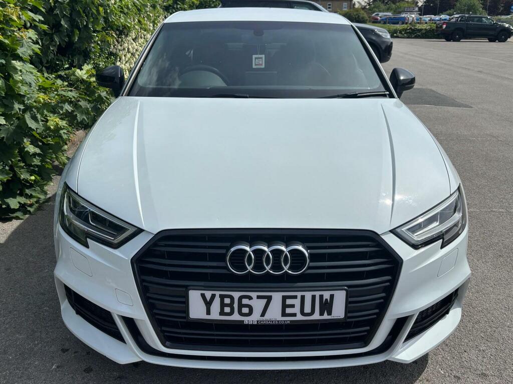 Audi A3 Saloon 2.0 Tdi Black Edition Euro 6 Ss 201 YB67EUW White #2
