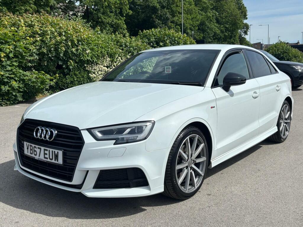 Audi A3 Saloon 2.0 Tdi Black Edition Euro 6 Ss 201 White