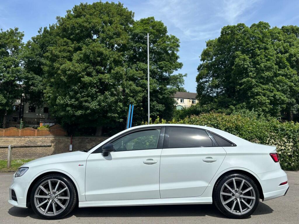Audi A3 Saloon 2.0 Tdi Black Edition Euro 6 Ss 201 YB67EUW White #5