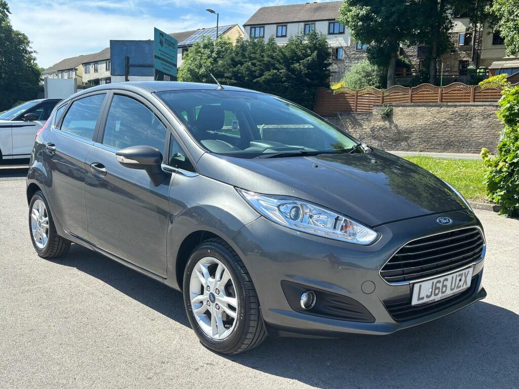 Ford Fiesta Hatchback 1.0T Ecoboost Zetec Powershift Euro 6 Grey #3