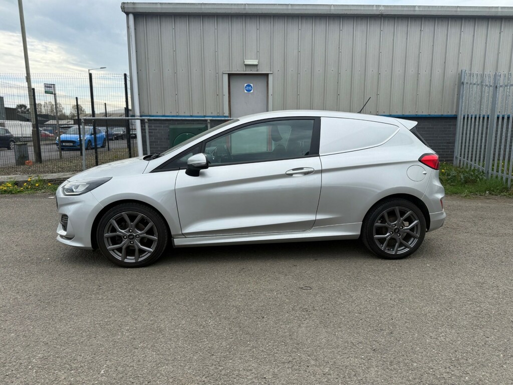 Ford Fiesta Car Derived Van 1.0T Ecoboost Mhev Sport Euro 6 S CA22GPU Silver #5
