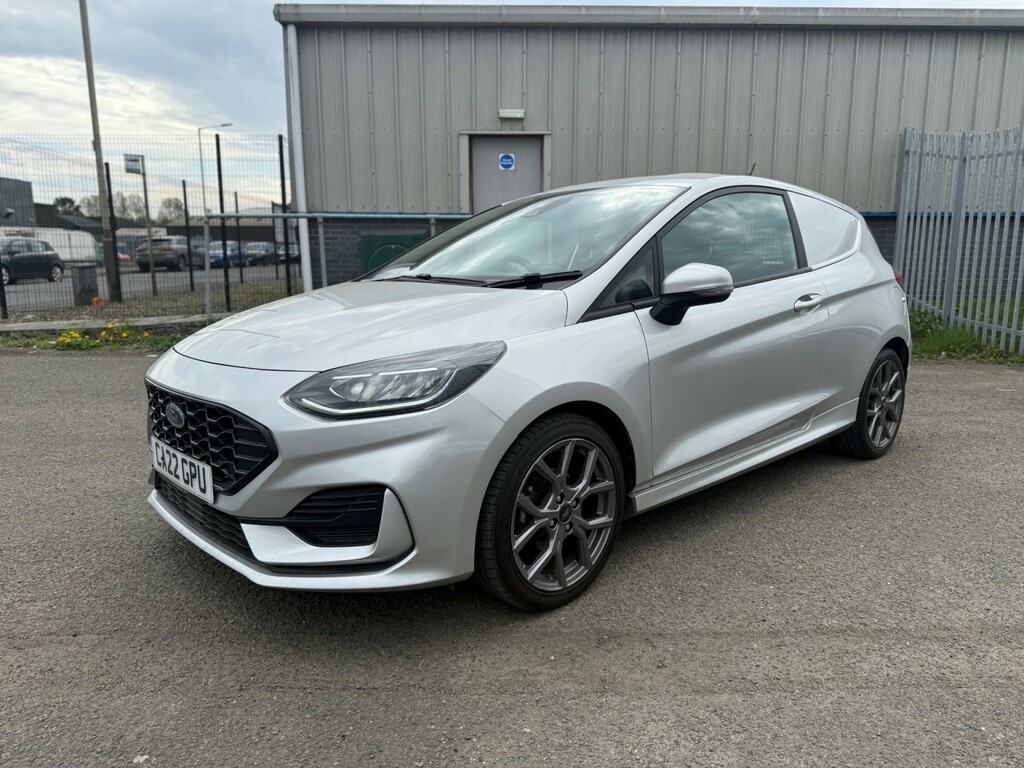 Ford Fiesta Car Derived Van 1.0T Ecoboost Mhev Sport Euro 6 S CA22GPU Silver #6