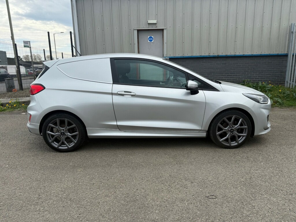 Ford Fiesta Car Derived Van 1.0T Ecoboost Mhev Sport Euro 6 S CA22GPU Silver #2