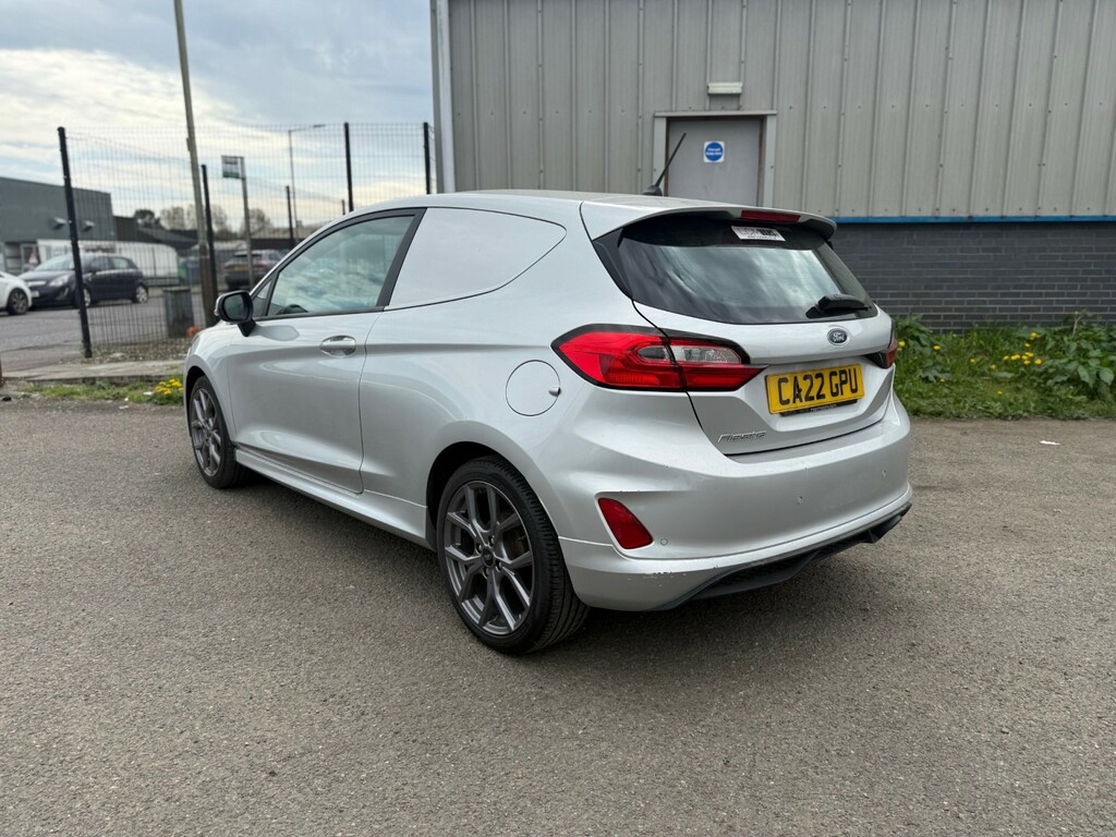 Ford Fiesta Car Derived Van 1.0T Ecoboost Mhev Sport Euro 6 S CA22GPU Silver #4