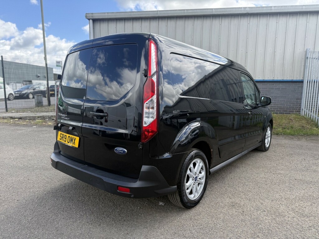Ford Transit Connect Panel Van 1.5 240 Ecoblue Limited 2019 SR19OMX Black #3