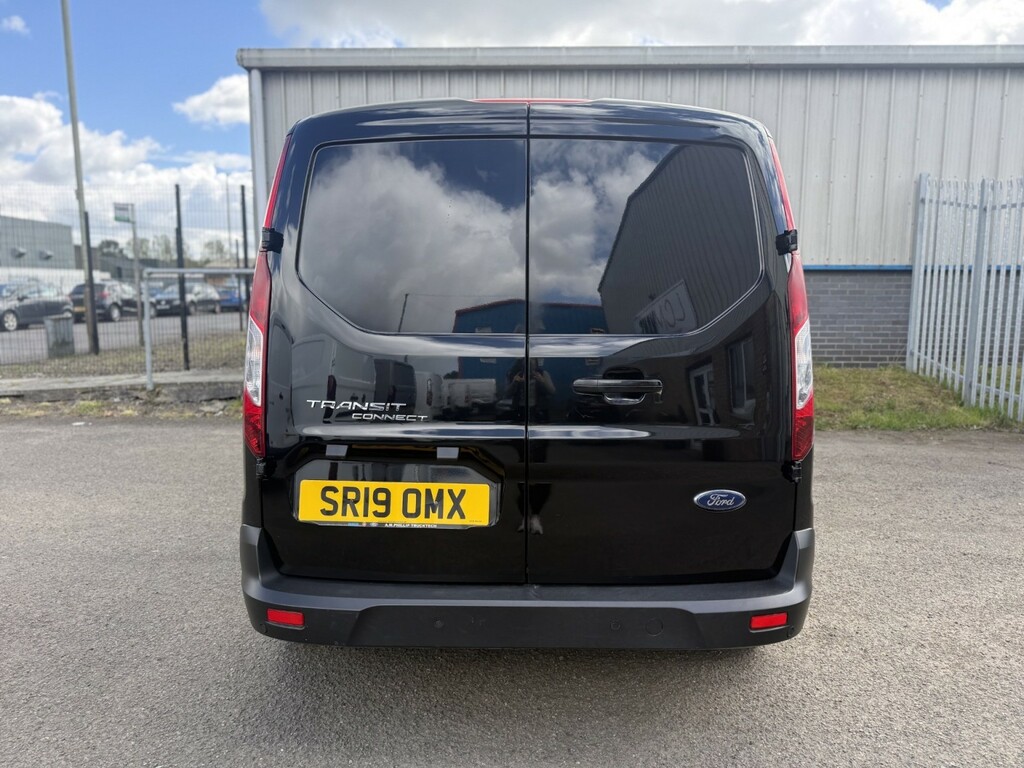 Ford Transit Connect Panel Van 1.5 240 Ecoblue Limited 2019 SR19OMX Black #4