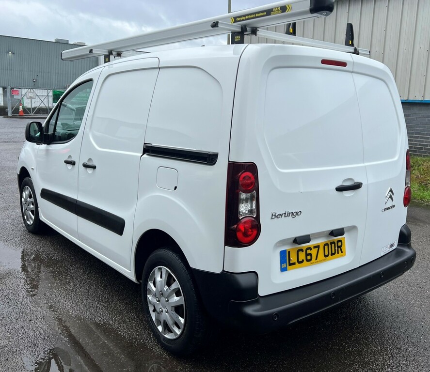 Citroen Berlingo Panel Van 1.6 Bluehdi 850 Enterprise 2018 LC67ODR White #6