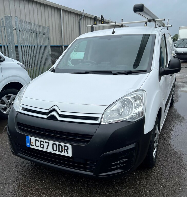 Citroen Berlingo Panel Van 1.6 Bluehdi 850 Enterprise 2018 LC67ODR White #4