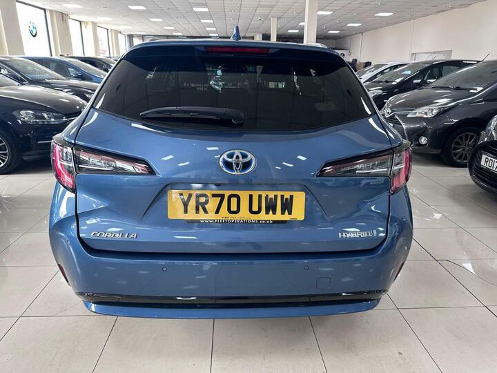 Toyota Corolla 1.8 Vvt-h Design Touring Sports Cvt Euro 6 Ss 5 YR70UWW Blue #4