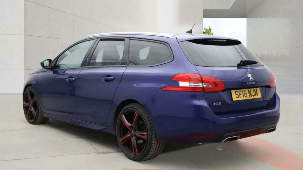 Peugeot 308 SW 1.6 Bluehdi Gt Line Euro 6 Ss Blue #3