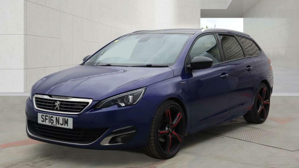 Peugeot 308 SW 1.6 Bluehdi Gt Line Euro 6 Ss Blue #2