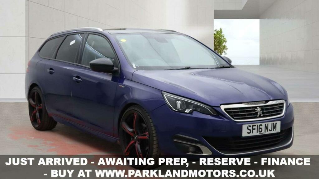 Peugeot 308 SW 1.6 Bluehdi Gt Line Euro 6 Ss Blue
