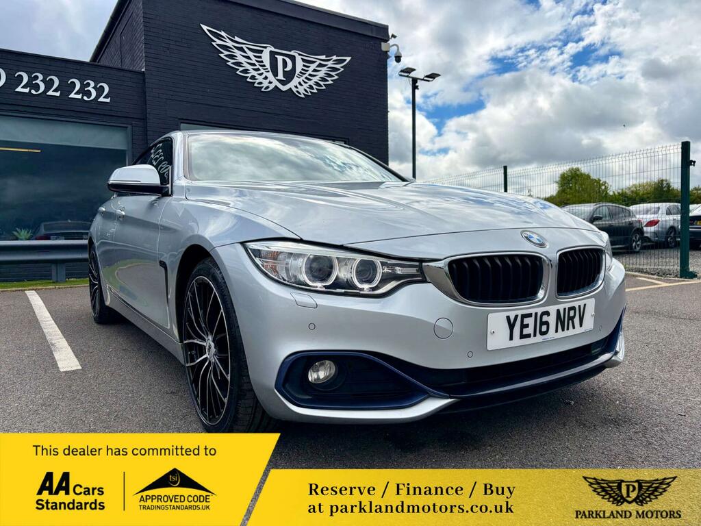 BMW 4 Series Gran Coupe 2.0 420D Sport Xdrive Euro 6 Ss Silver