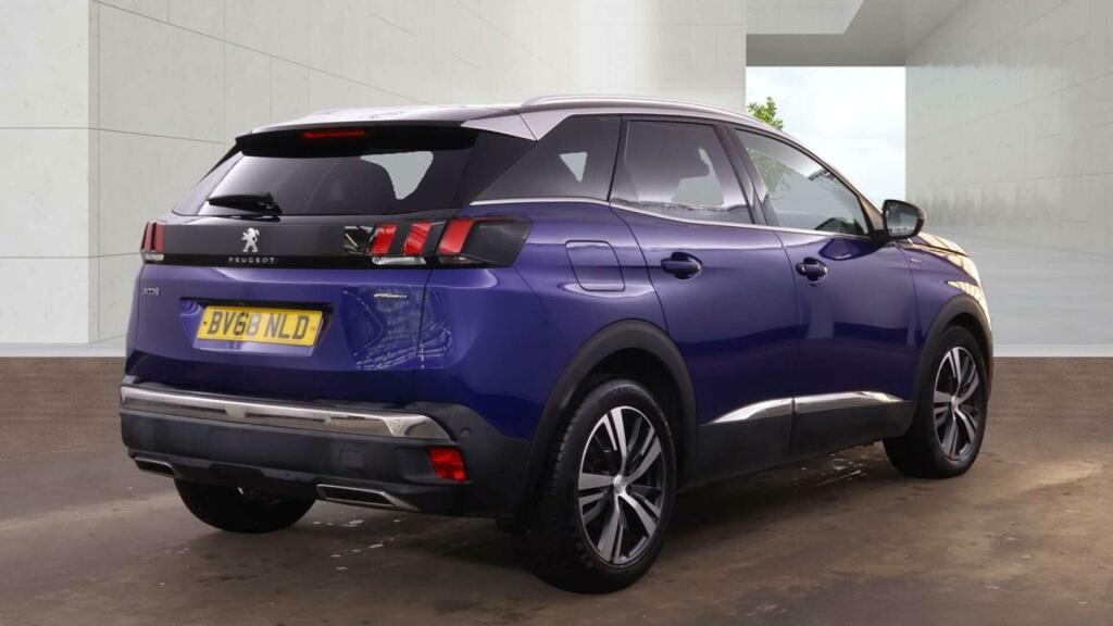 Peugeot 3008 1.5 Bluehdi Gt Line Euro 6 Ss BV68NLD Blue #3