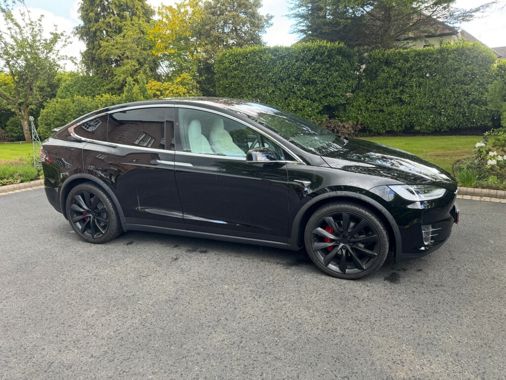 Tesla Model X Hatchback Black #6