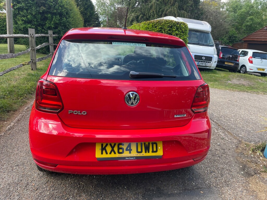 Volkswagen Polo 1.0 Se KX64UWD Red #4