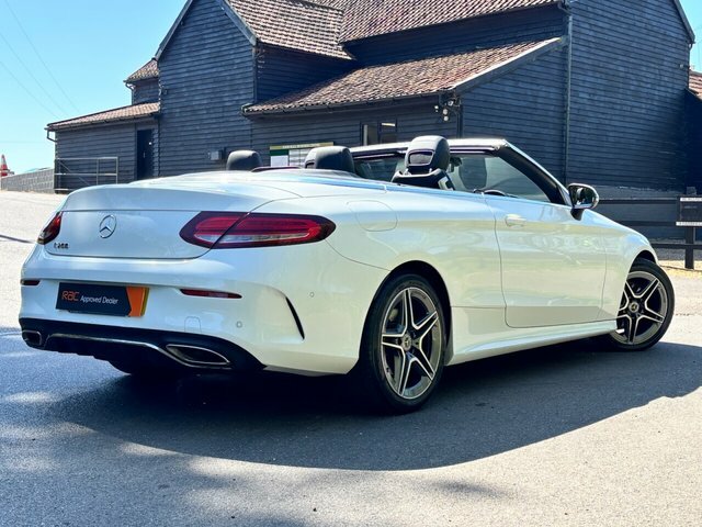 Mercedes-Benz C Class C200 Mhev Amg Line KT68DVM White #2