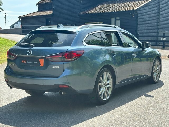 Mazda 6 Skyactiv-d Sport Nav Tourer Blue #4