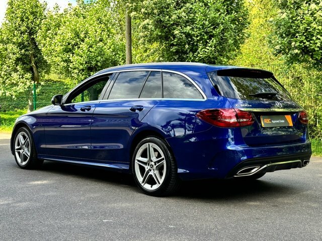 Mercedes-Benz C Class C300e 13.5Kwh Amg Line WX21YJR Blue #6