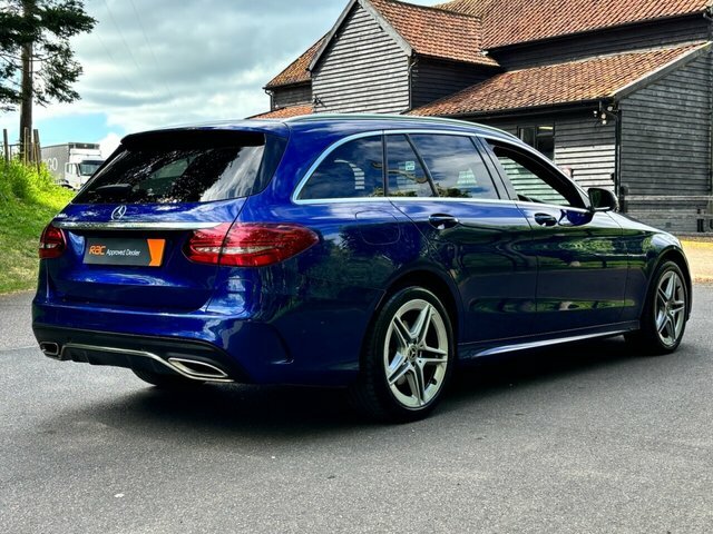Mercedes-Benz C Class C300e 13.5Kwh Amg Line WX21YJR Blue #4