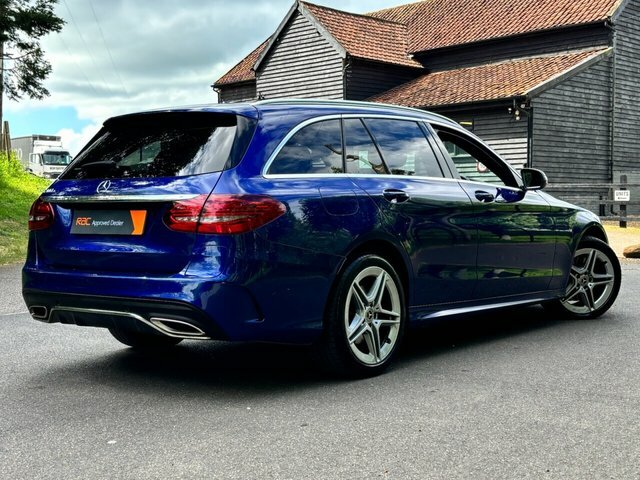 Mercedes-Benz C Class C300e 13.5Kwh Amg Line WX21YJR Blue #2