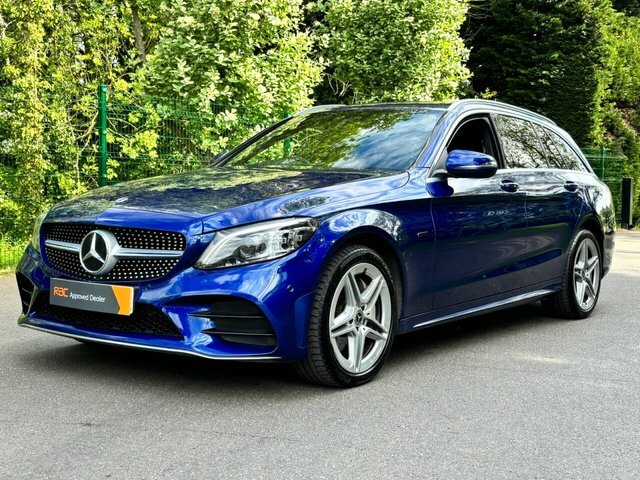 Mercedes-Benz C Class C300e 13.5Kwh Amg Line WX21YJR Blue #3